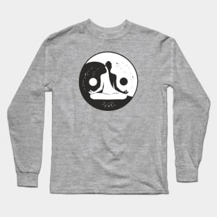 Find Your Balance // Yoga Yin Yang Symbol Long Sleeve T-Shirt